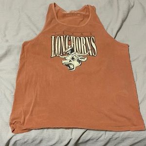 Burnt orange University of Texas UT Austin tank top XL